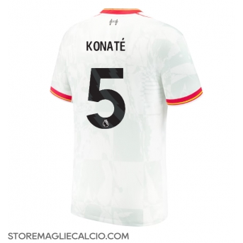 Liverpool Ibrahima Konate #5 Maglia Gara Terza Repliche 2024-25
